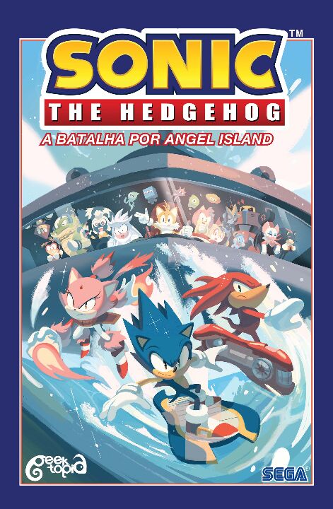 Livro Sonic The Hedgehog – Volume 3: A batalha por Angel ...