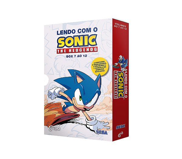Livro Box - Lendo Com O Sonic - The Hedgehog - (Vols. 7 A...