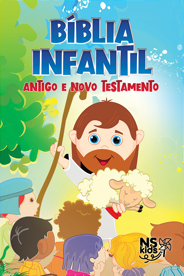 Livro Bíblia Infantil - Antigo E Novo Testamento