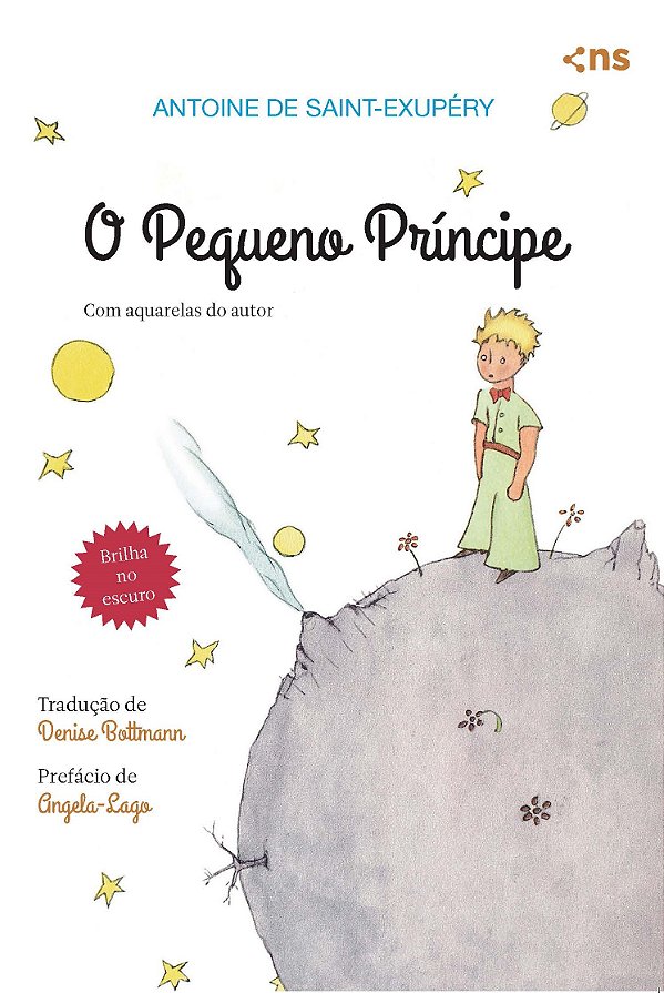 Livro O pequeno príncipe - brilha no escuro e miolo color...