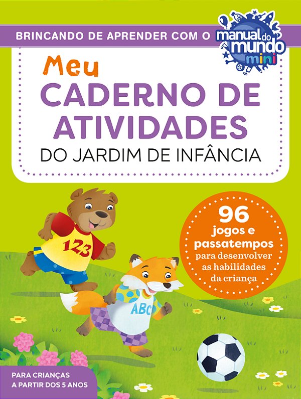 Livro Meu caderno de atividades do jardim de infância