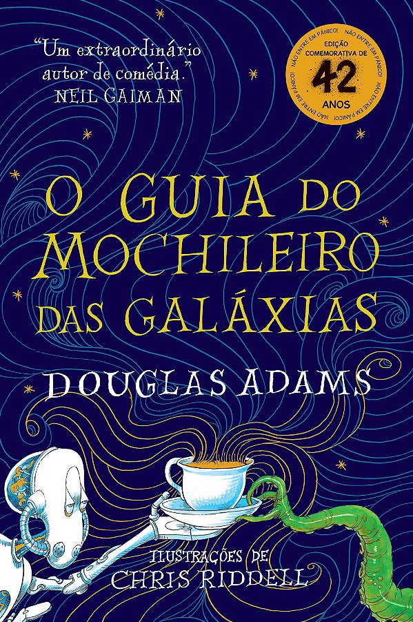 Livro O guia do mochileiro das galáxias - Edição Ilustrad...