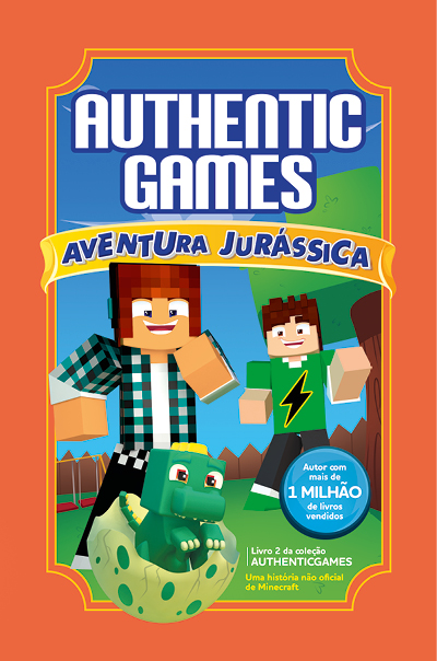 Livro AuthenticGames: aventura jurássica