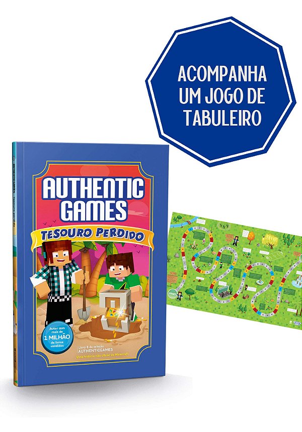 Livro Authentic Games - Tesouro Perdido