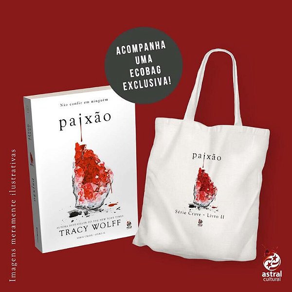 Livro Paixão + ecobag: série Crave livro II