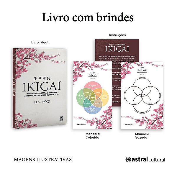 Livro Ikigai + Brindes