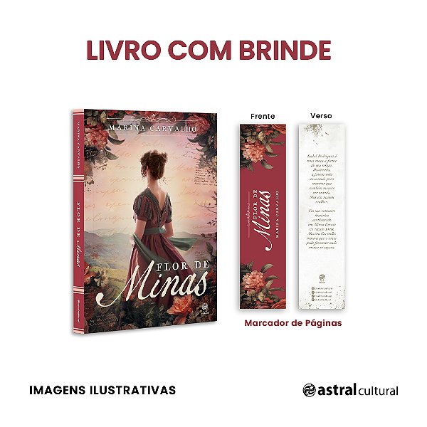 Livro Flor de Minas + marcador