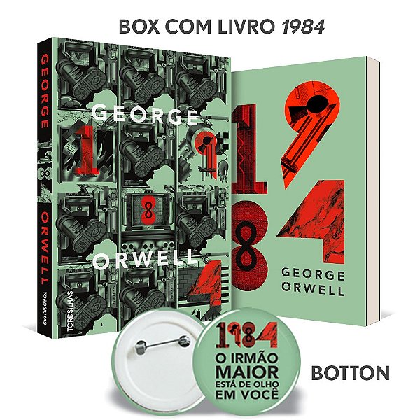 Livro KIT 1984 COM BOTTON