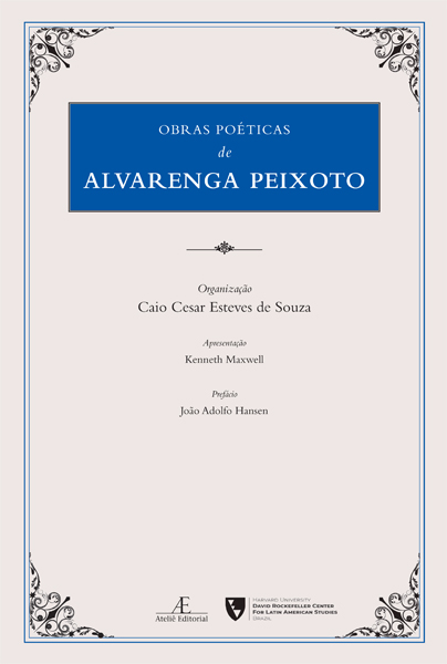 Livro Obras Póeticas De Alvarenga Peixoto
