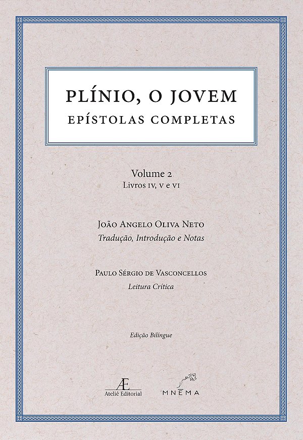 Livro Plínio, O Jovem - Epístolas Completas - Volume 2 - ...
