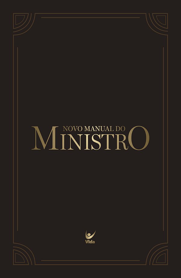 Livro Novo Manual do Ministro: Capa Preta