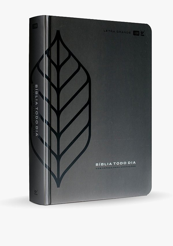 Livro Bíblia Todo Dia Letra Grande: Capa Preta