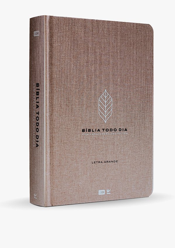 Livro Bíblia Todo Dia Letra Grande: Capa Tecido