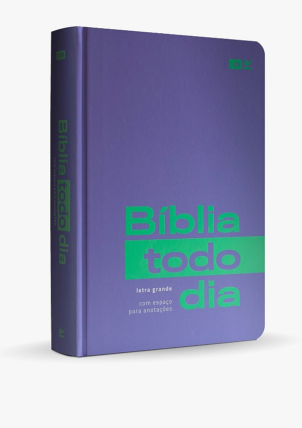 Livro Bíblia Todo Dia Letra Grande: Capa Roxa