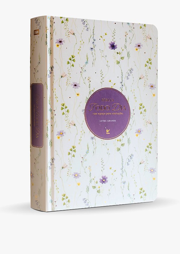 Livro Bíblia Todo Dia Letra Grande: Capa Botânica