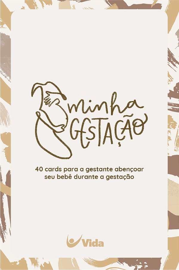 Livro Minha gestação: 40 cards para a gestante abençoar s...