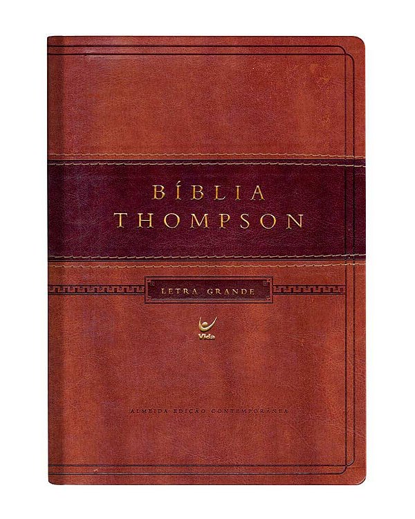 Livro Bíblia Thompson - Letra grande - Com Indice: Capa Luxo Ma...