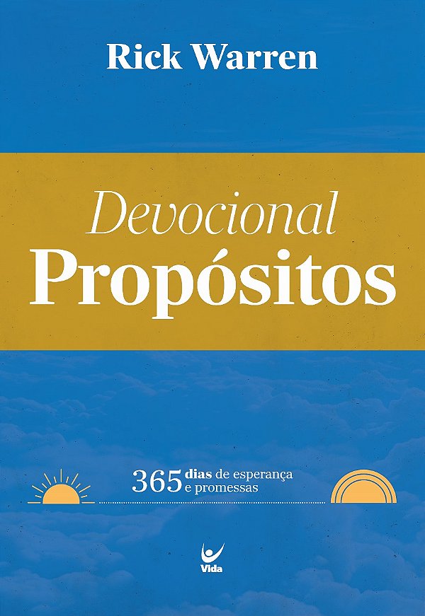 Livro Devocional propósitos: 365 dias de esperança e prom...