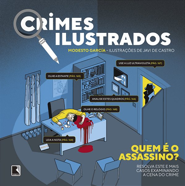 Livro Crimes Ilustrados