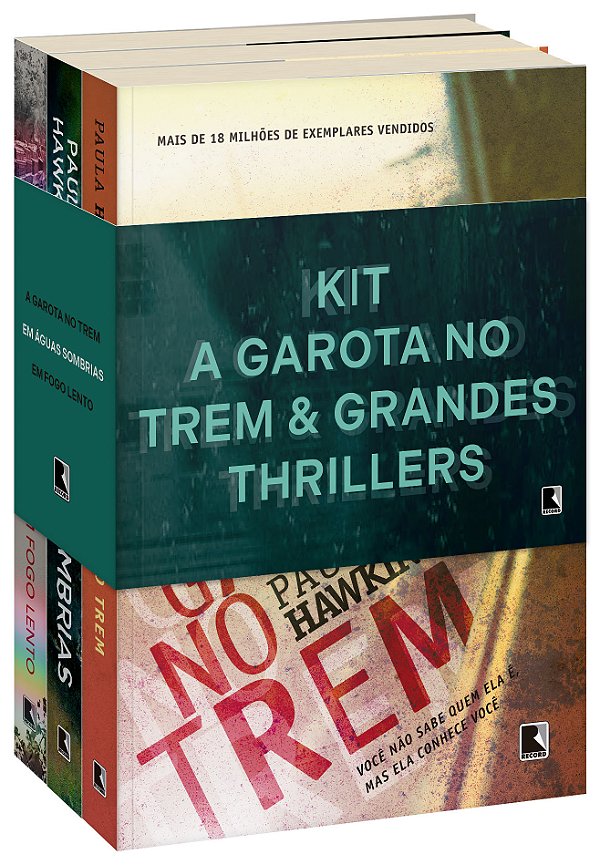Livro Kit - A Garota No Trem & Grandes Thrillers