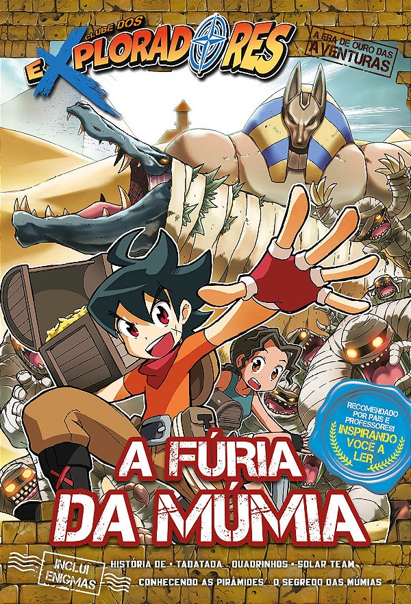 Livro Clube de eXploradores: A fúria da múmia