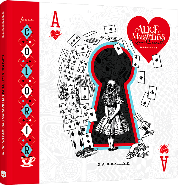 Livro Alice no País das Maravilhas: Para Ler e Colorir