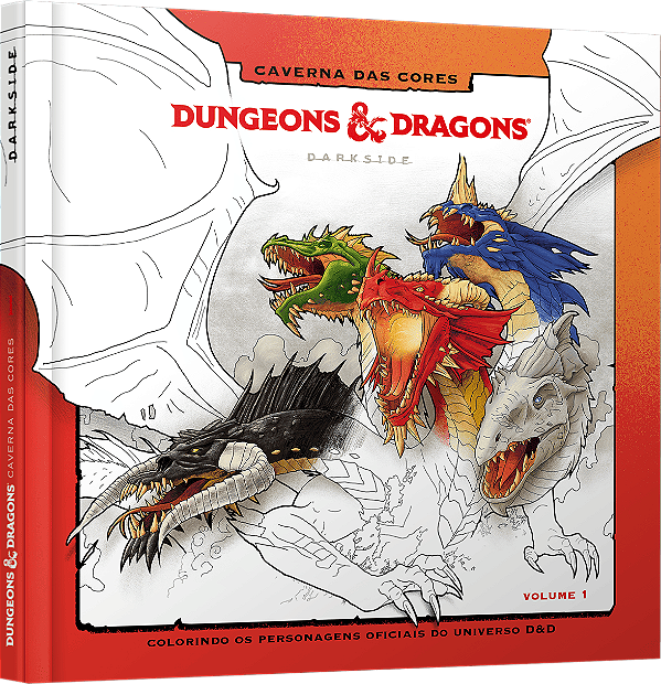 Livro Dungeons & Dragons: Caverna das Cores - Volume 1