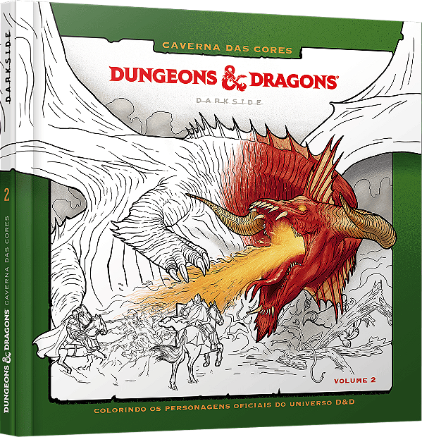 Livro Dungeons & Dragons: Caverna das Cores - Volume 2