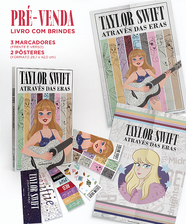 Livro Taylor Swift Através Das Eras - Edição Com Brindes!