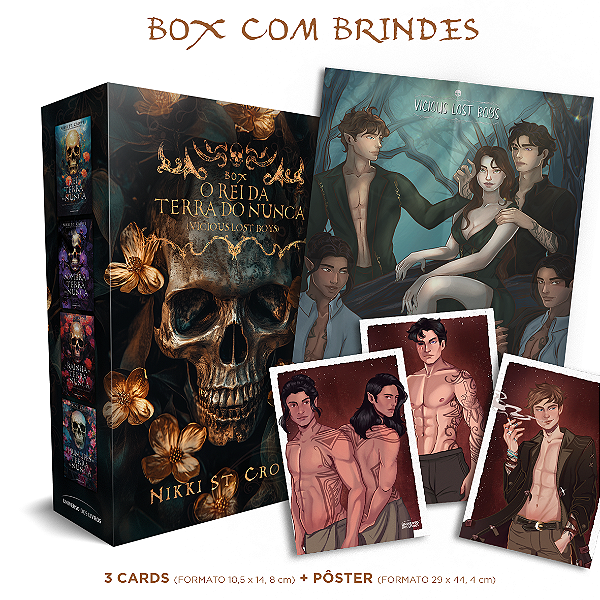 Livro Box O Rei da Terra do Nunca- Edição com brinde!: Vi...