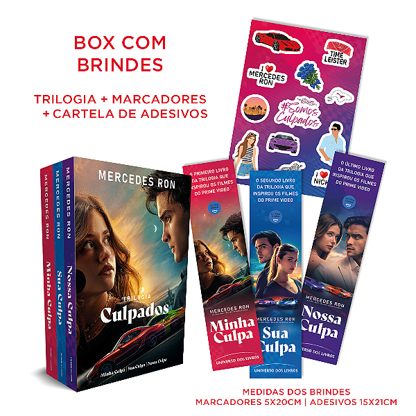 Livro Box Trilogia Culpados- Edição com brinde!