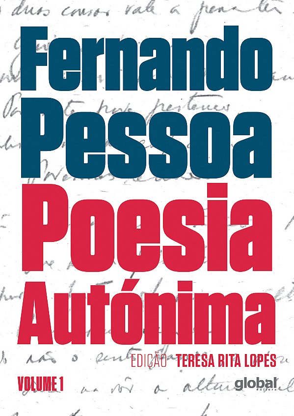 Livro Poesia Autónima: Volume I