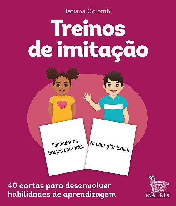 Livro Treinos de imitação: 40 cartas para desenvolver hab...