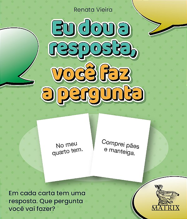 Livro Eu dou a resposta, vc faz a pergunta: Em cada carta...