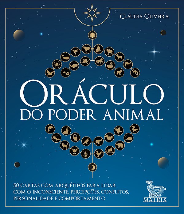 Livro Oráculo do poder animal: 50 cartas com arquétipos p...