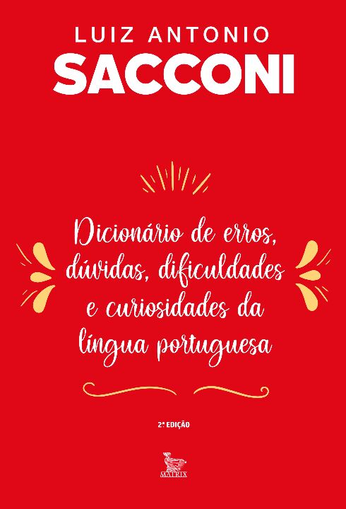 Livro Dicionário de erros, dúvidas, dificuldades e curios...