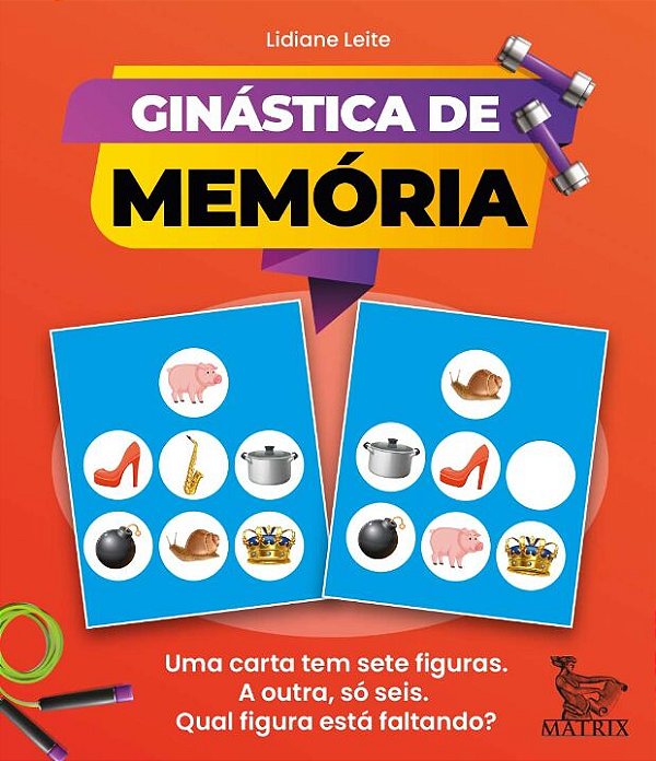 Livro Ginástica de memória: Uma carta tem sete figuras. A...