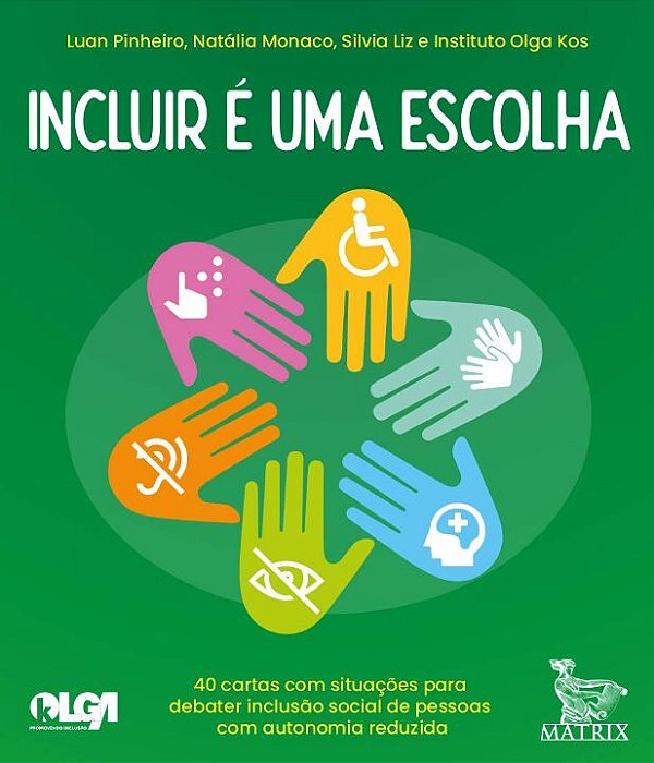 Livro Incluir é uma escolha: 40 cartas com situações para...