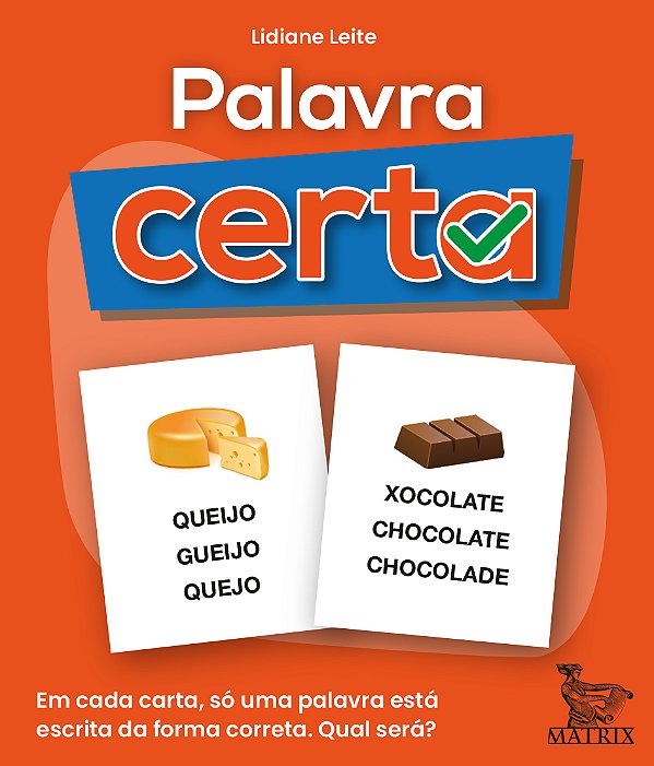 Livro Palavra certa: Em cada carta, só uma palavra está e...