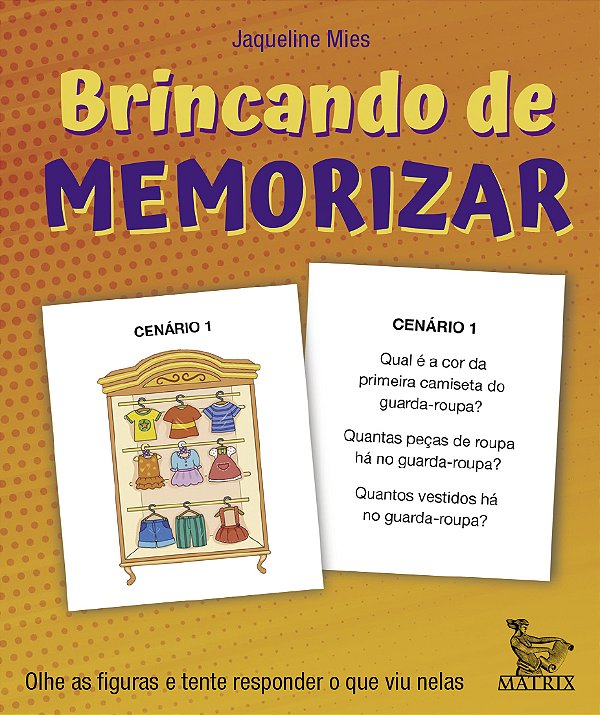 Livro Brincando de memorizar: Olhe as figuras e tente res...