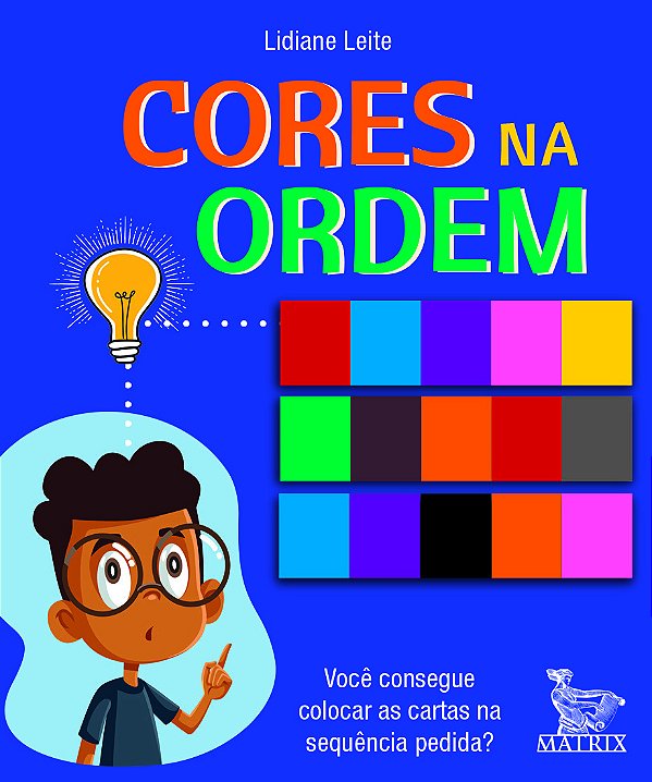 Livro Cores Na Ordem - Você Consegue Colocar As Cartas Na...