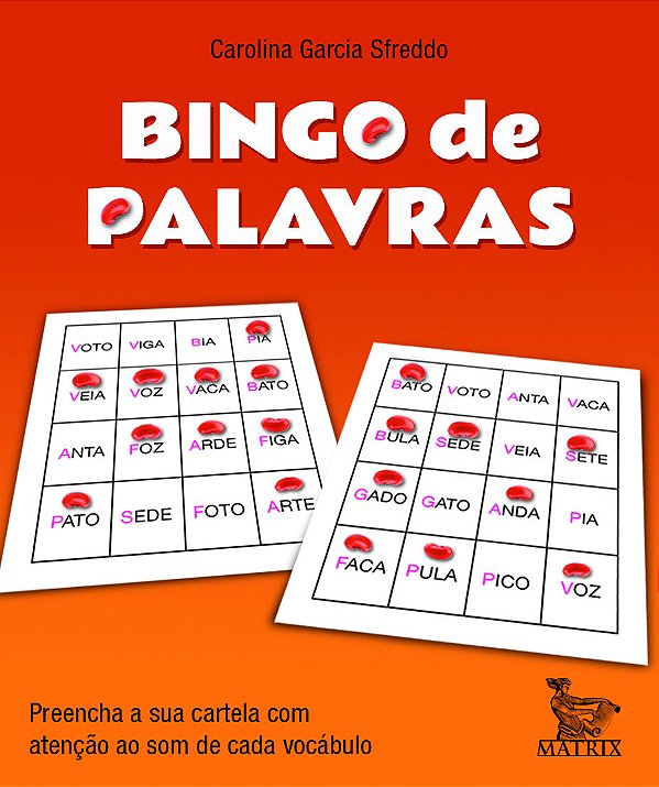 Livro Bingo de palavras: preencha a sua cartela com atenç...