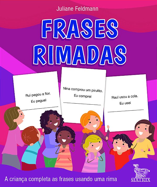 Livro Frases Rimadas - A Criança Completa As Frases Usand...