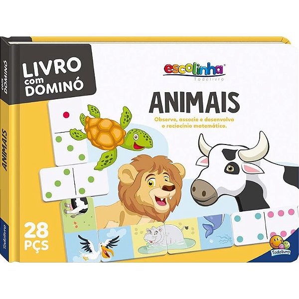 Livro Dominó dos Animais