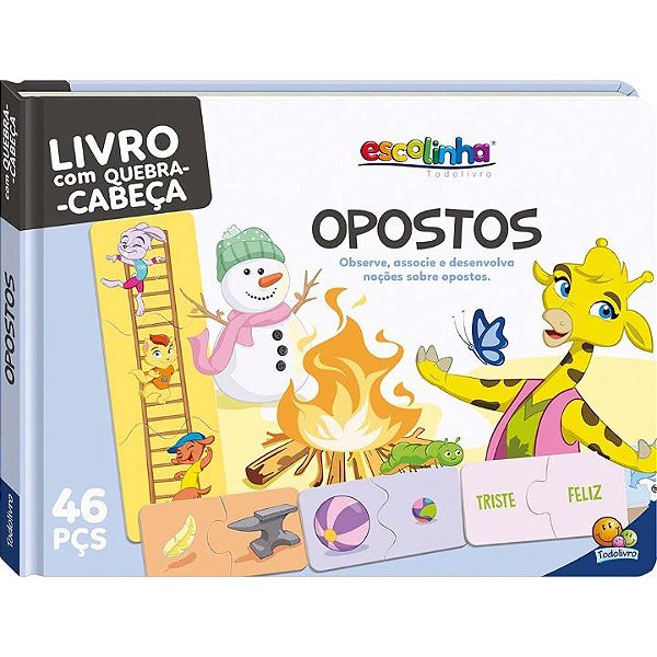 Livro Quebra-Cabeça dos Opostos