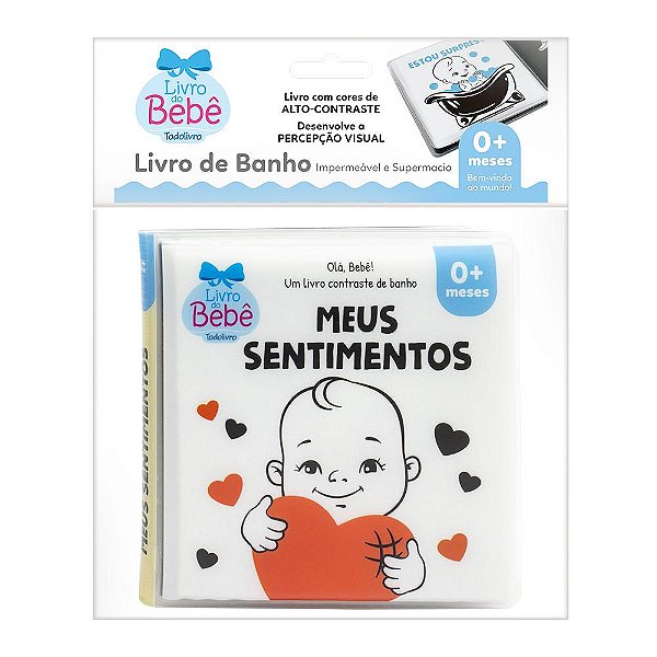 Livro Olá, Bebê! Um livrinho Contraste de Banho: Meus Sen...