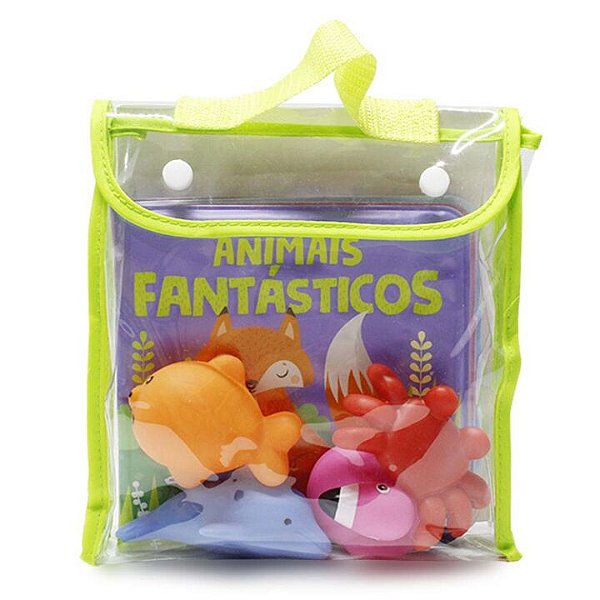 Livro Diversão no Banho! Animais Fantásticos