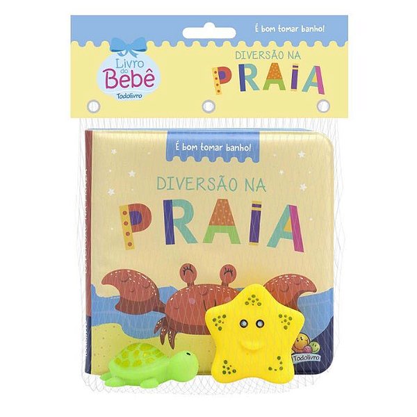 Livro É bom tomar Banho II! Diversão na Praia