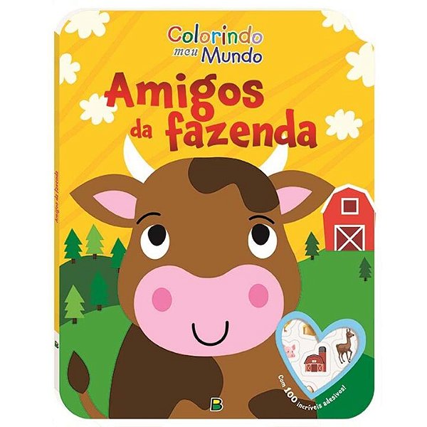 Livro Colorindo Meu Mundo: Amigos da Fazenda