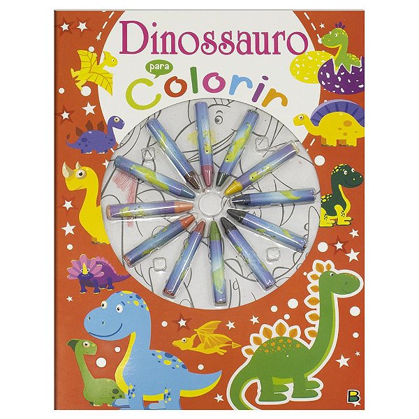 Livro Cores em Ação! Dinossauro para Colorir: Cores em Aç...